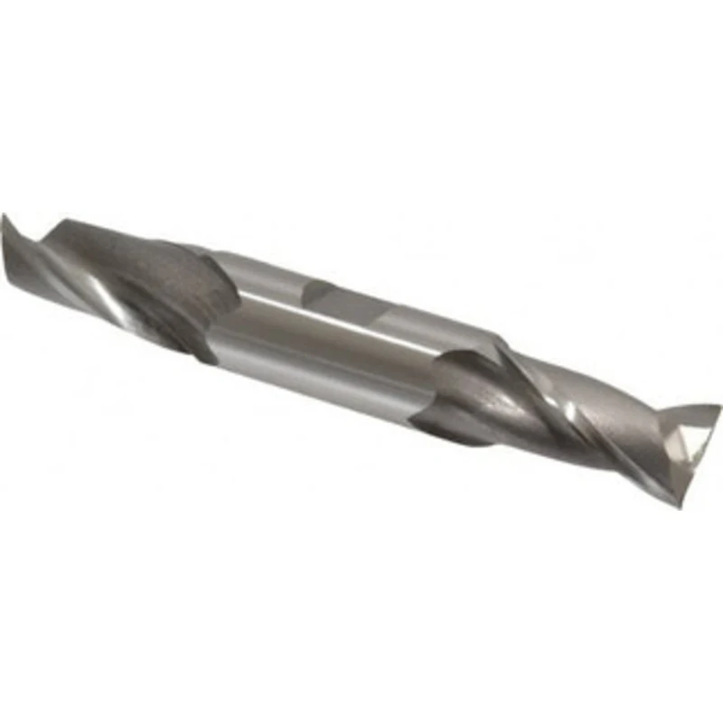 OSG 18mm, 1-5/16 LOC, 3/4 Shank Diam, 5 OAL, 2 Flute, Cobalt Square End Mill Double End, Uncoated, Spiral Flute, 30 H...